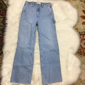 Abercrombie & Fitch The 90s Relaxed Jean High Rise Carpenter Jeans 28/6, 28x30